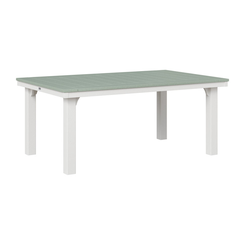 Berlin Gardens Homestead Rectangular Dining Table, Seafoam/White