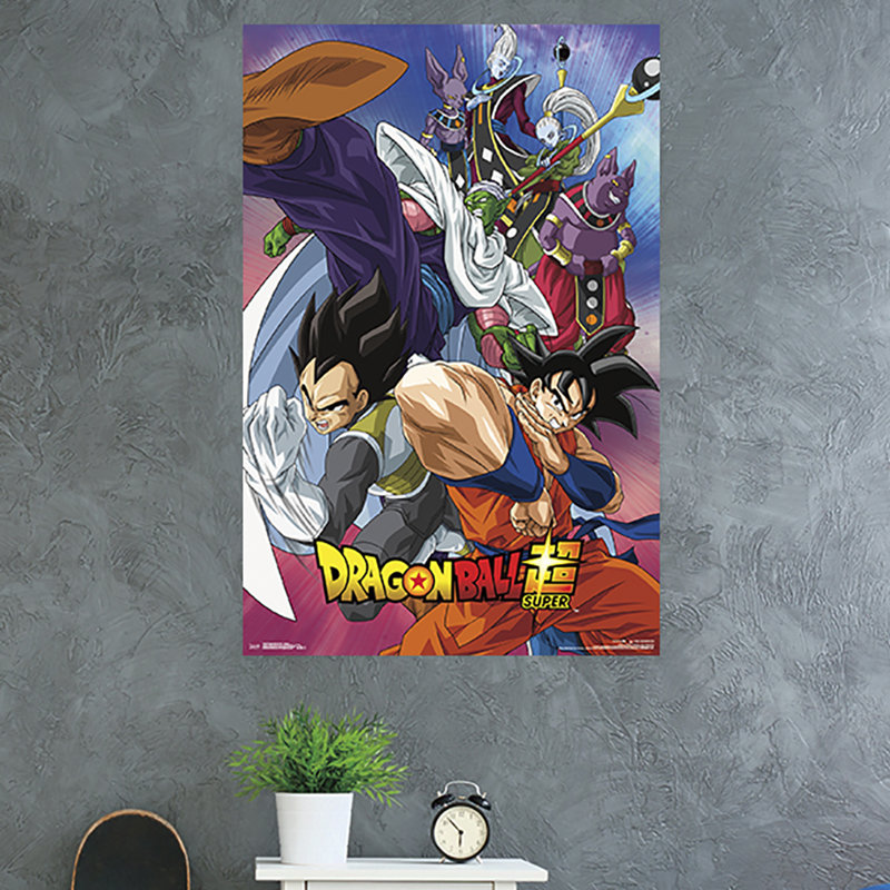 « dragon ball », impression sur papier super-group