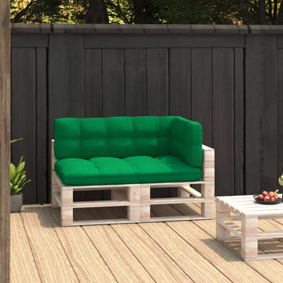 Chair Cushion 3 Pcs Water Repellent Outdoor Cushion Sofa Pad Fabric