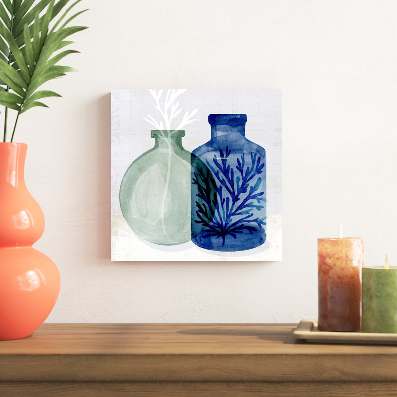 Vase Sea Glass II, H 12 po x l 12 po x P 1,25 po