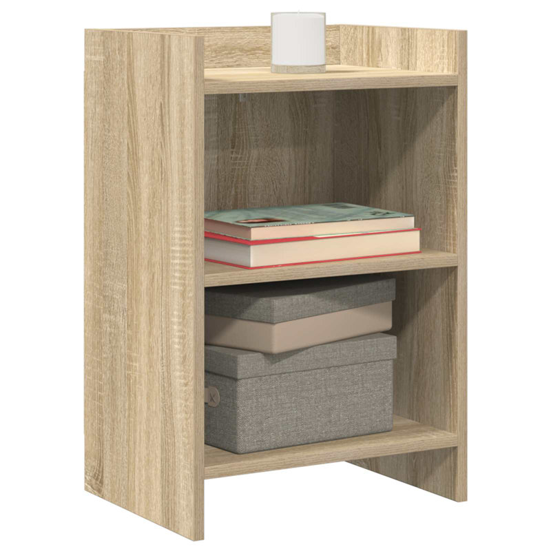 40cm W Composite Bedside Table, Sonoma Oak