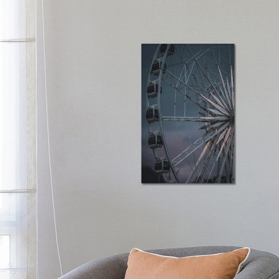 The Wheel Is Turning by Design Fabrikken - Wrapped Canvas Print