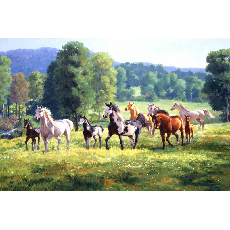 Its Spring by Claire Goldrick - Wrapped Canvas Painting, 20" H x 30" W x 1.25" D