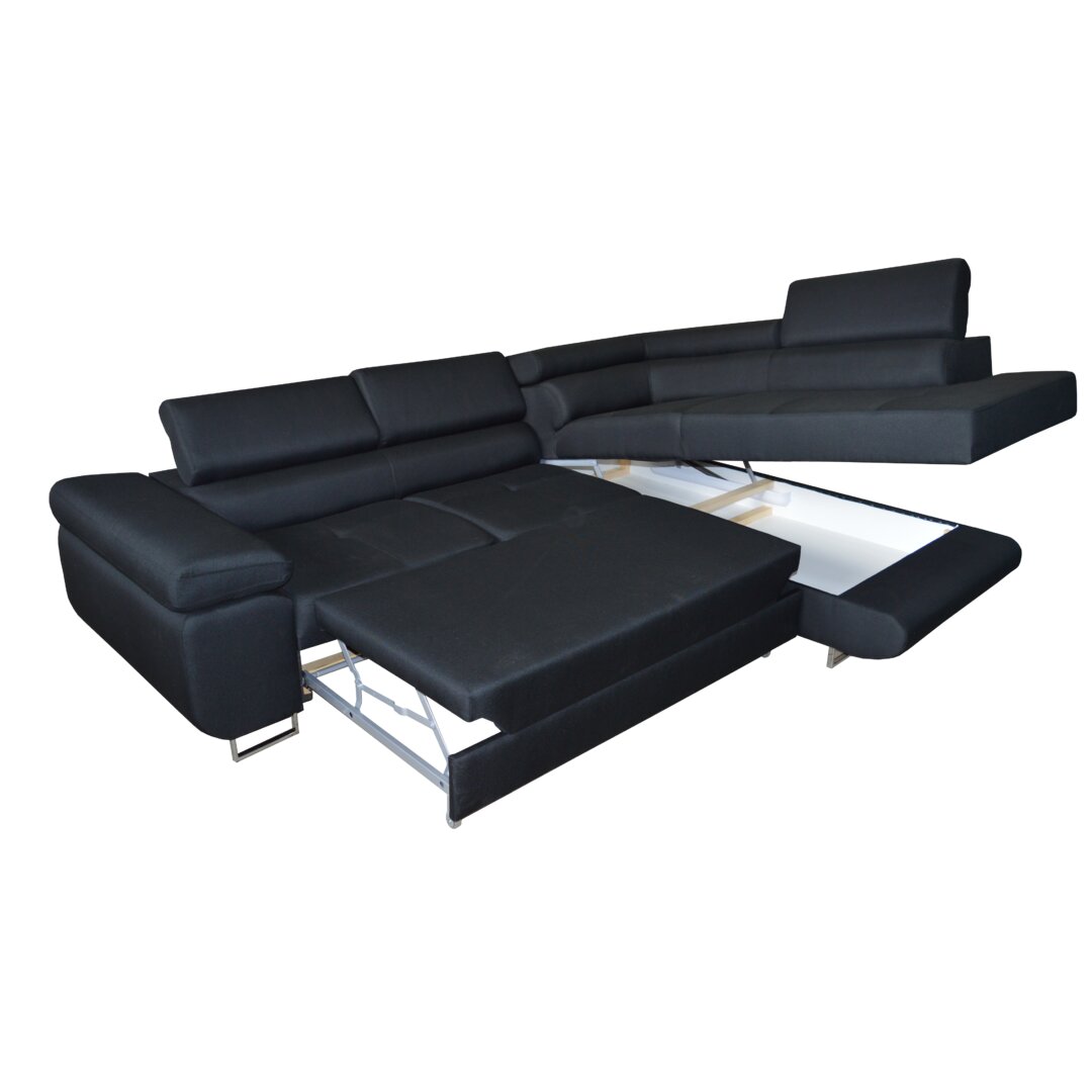 Ecksofa Anguel mit Bettfunktion