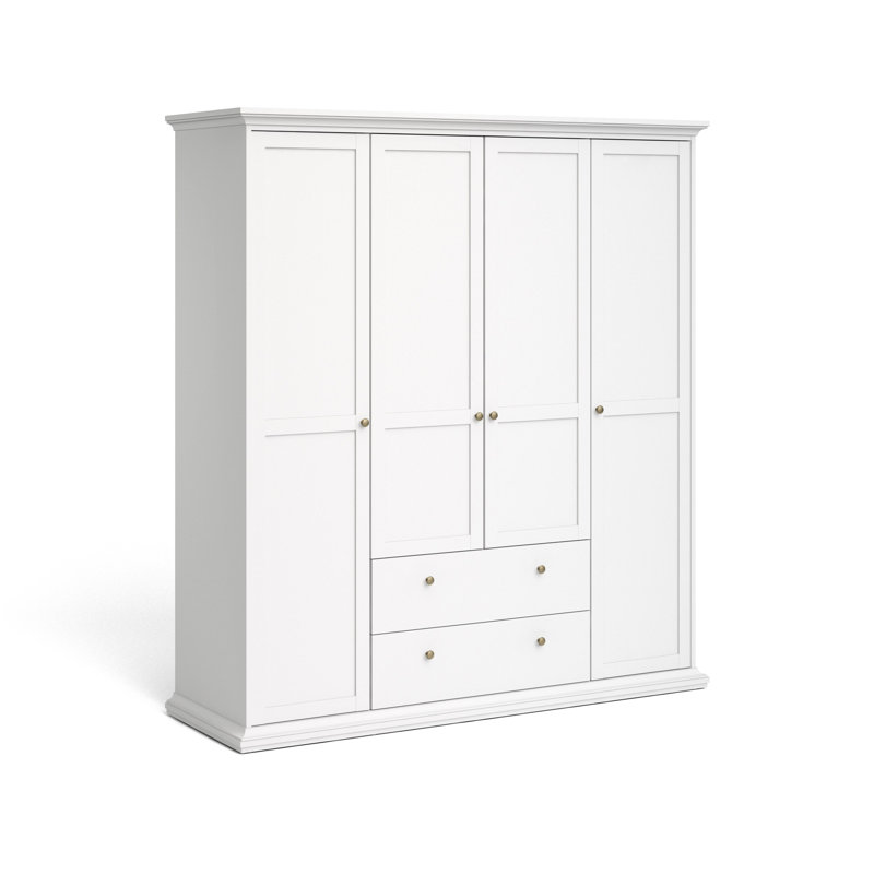 Creline Wardrobe, White