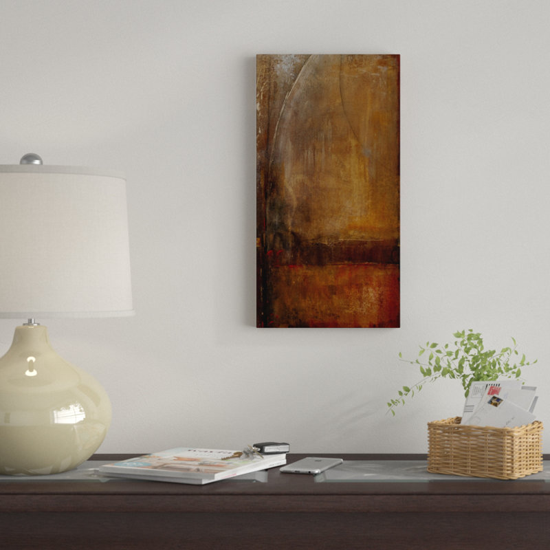 « cuivre », reproduction de peinture à l’acrylique sur toile tendue, H 24 po x l 12 po x P 2 po