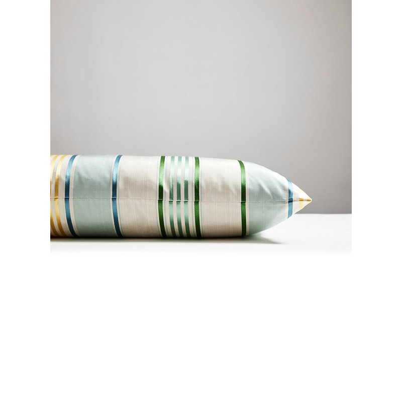 Charlotte Silk Lumbar Pillow Cover & Insert, Celadon