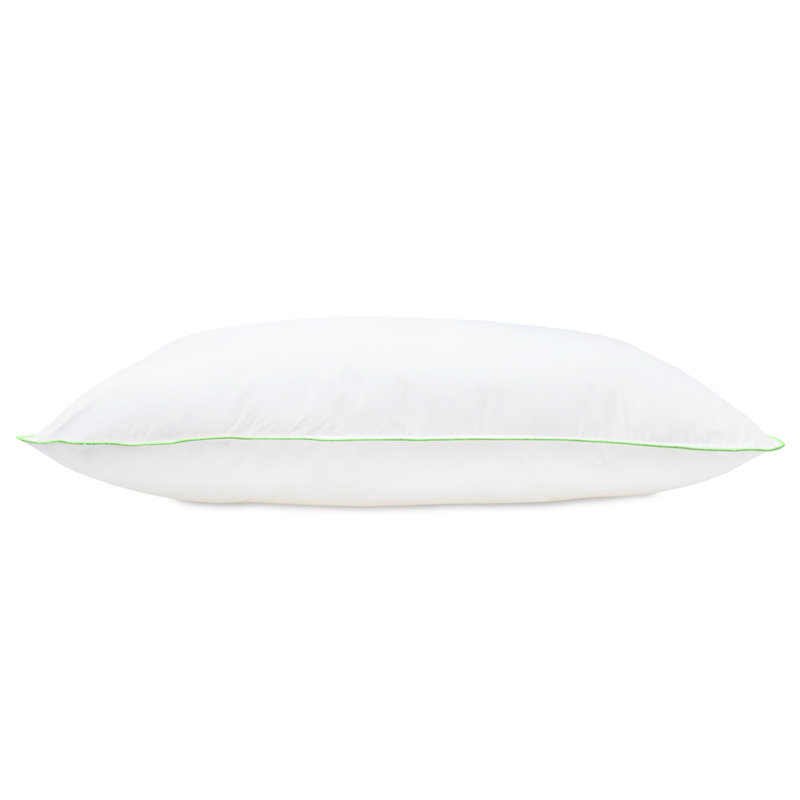Fibre L71 x W46cm Plush Support Pillow, Green