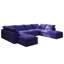 Canapé modulaire surdimensionné en U à 8 places 196,8 po avec repose-pieds et 8 repose-pieds 196,8 po-1644256713