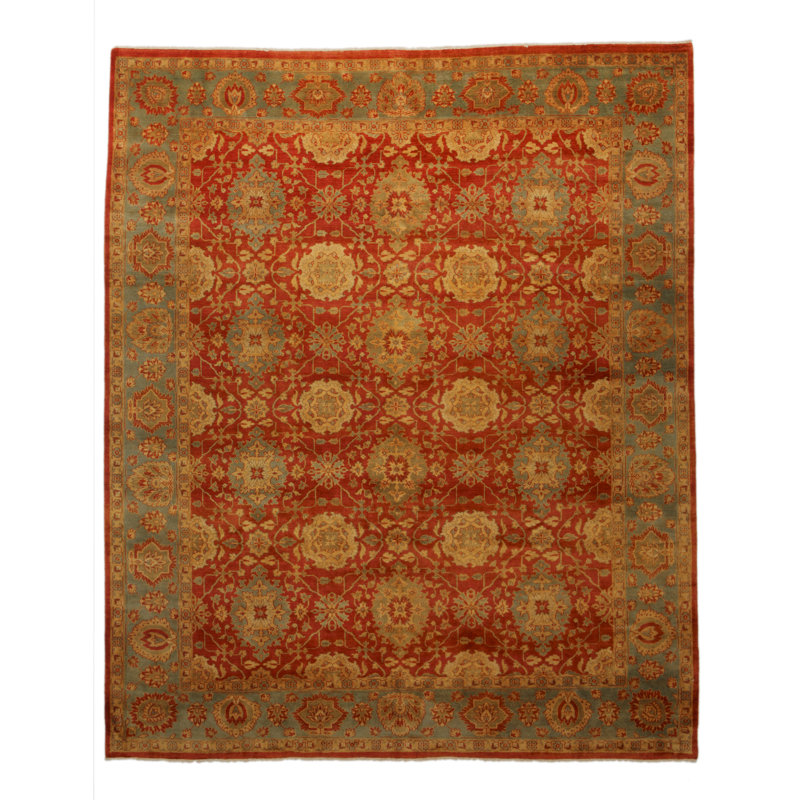 Alfie-Jack One-of-a-Kind 8' X 10' Wool Area Rug in Red