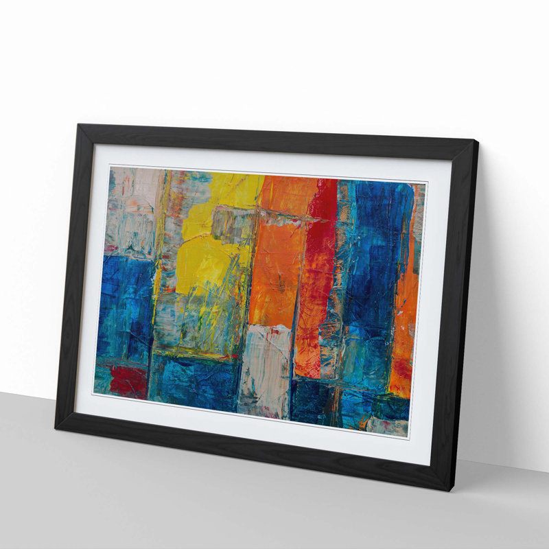 Abstract Vol.396 by S.Johnson - Framed Print, Black Framed, 36cm H x 48cm W x 2cm D