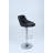 Swivel Upholstered Adjustable Height Counter Stool with Metal Frame-70940840