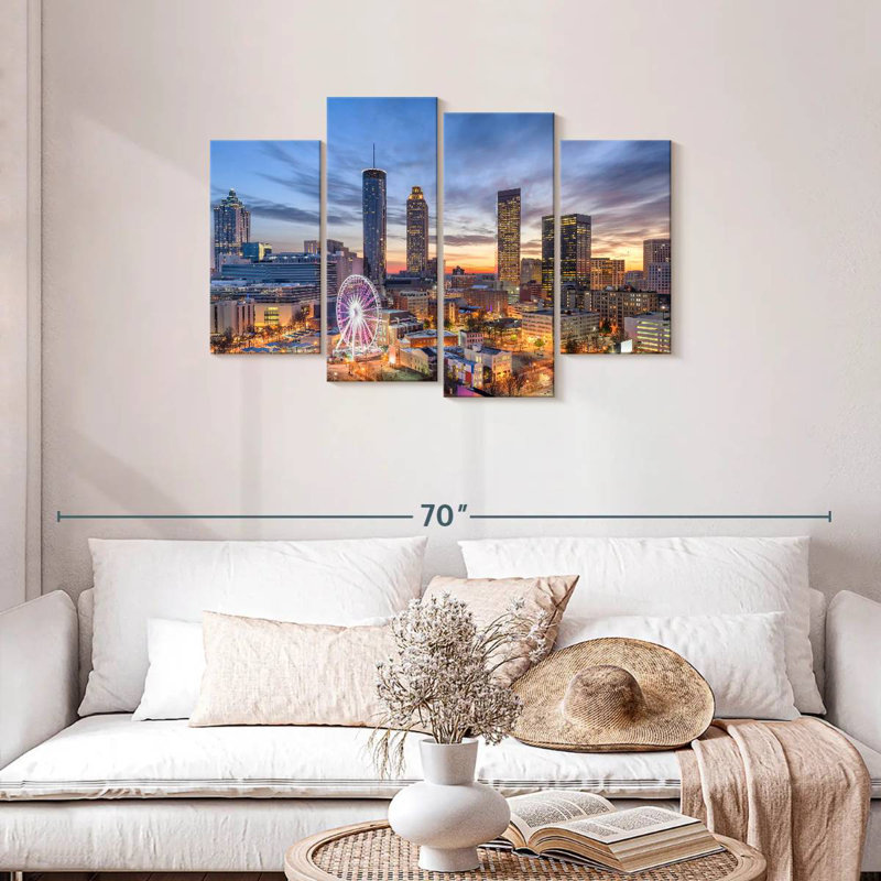 Sireci Atlanta, 27" H x 43" W