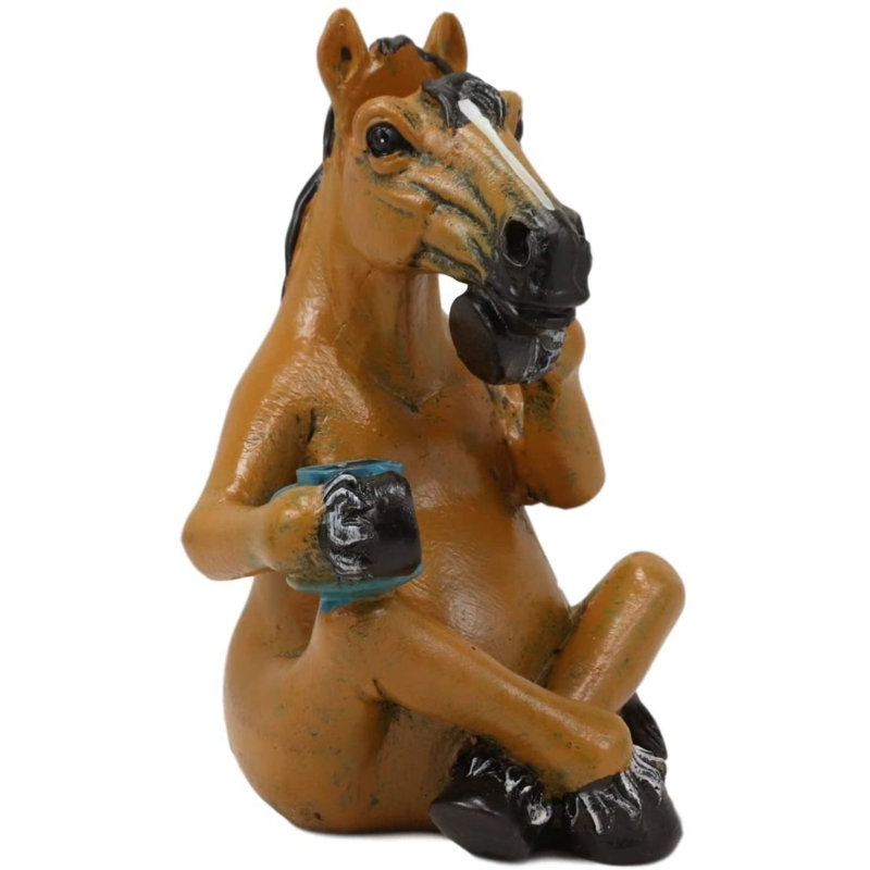 Figurine de porte-verre café à l’œil