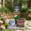 Jardinière allongée solaire pour jardin