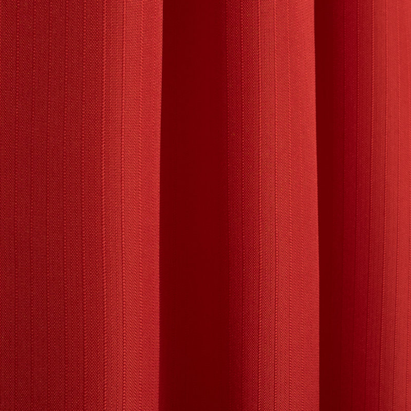 Calne Opaque Curtain Single Panel, Red, 54" W x 63" L