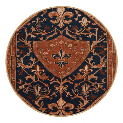 Tapis brun français lavable à la machine