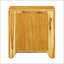 Charmante table de chevet compacte avec rangement abondant pour la chambre à coucher