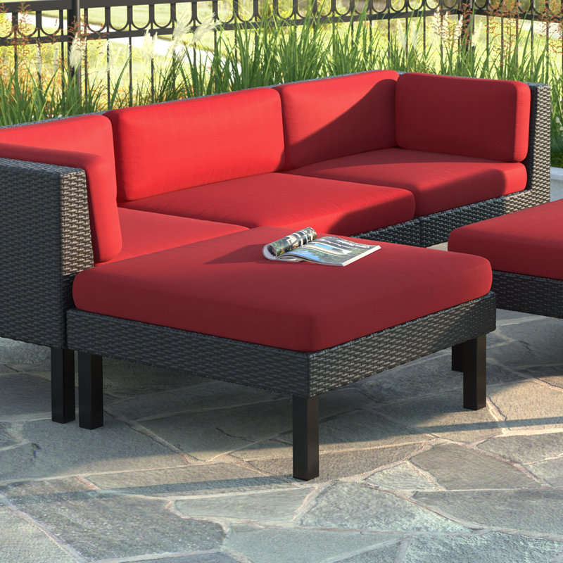 Repose-pieds avec coussin Zoar