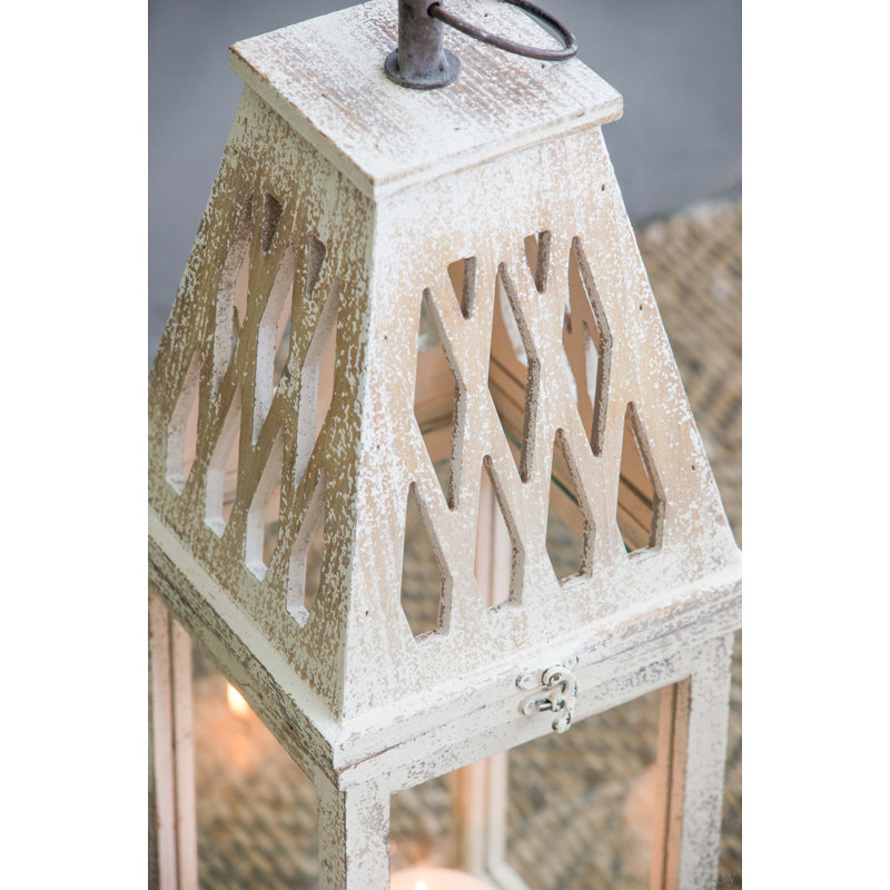Ensemble de 2 lanternes de jardin Ramsey, L: 10,5 x 10,5 x 32 po: 8 x 8 x 25 po