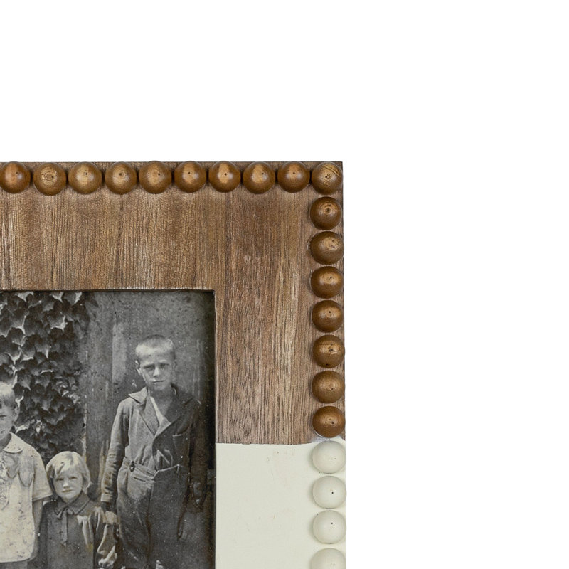 Foreside Home & Garden White Dipped Picture Frame, 5" x 7"