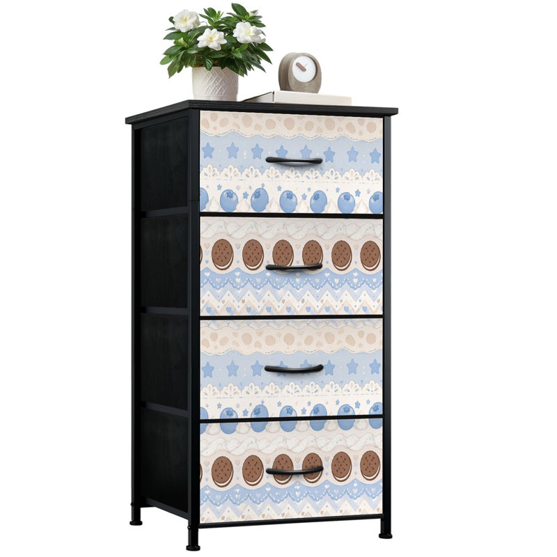 Commode de rangement verticale 4 tiroirs