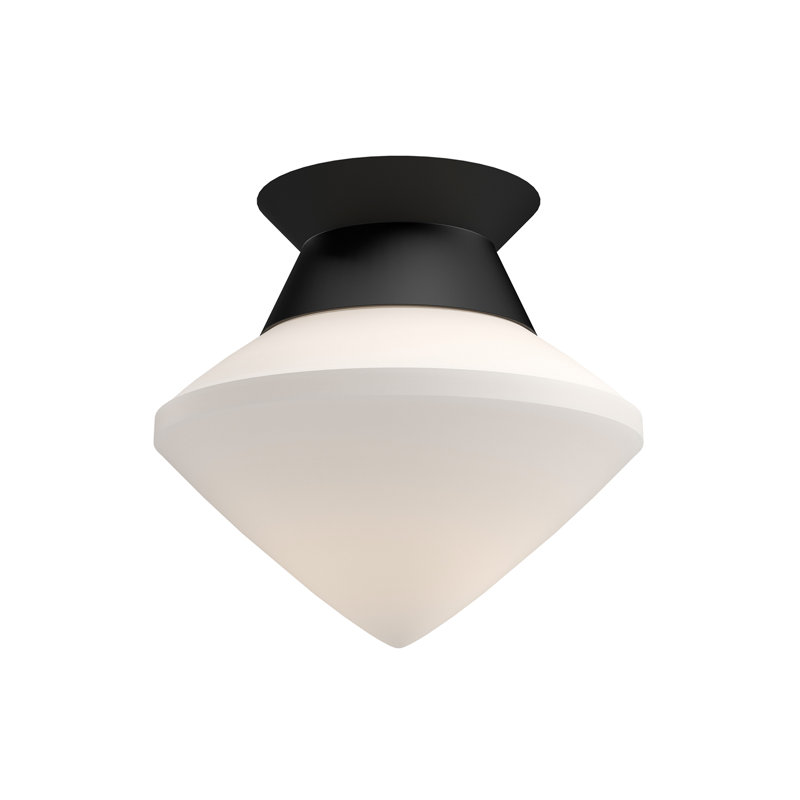 Plafonnier encastré 8 lumières Orrin, Noir mat
