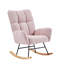 Chaise berçante en tissu Teddy pour chambre de bébé, chambre à coucher, salon et bureau-918958784