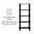 Villenova 70" H x 32" W x 16" D Solid Wood Bookcase-1134485294