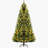 7.5' Tall Prelit Christmas Tree Douglas Fir Artificial Christmas Tree with Realistic Branches, Green