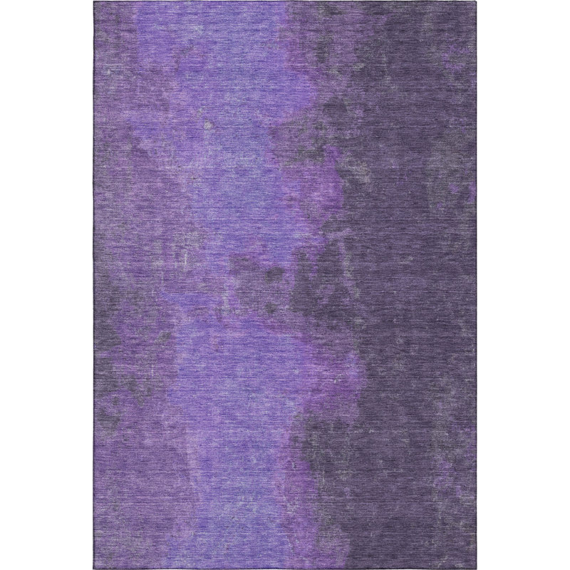 Premium Machine Washable Bucz AMF1742 Modern Rug, Rectangle 10' x 14'