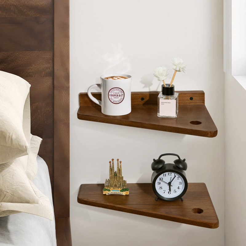 Bowenvale 33cm W Manufactured Wood Bedside Table