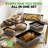 8-Piece Nonstick Stackable Bakeware Set - Pfoa, Pfos, Ptfe Free Baking Tray Set W/ Non-Stick Coating, 450°F Oven Safe, Round Cake, Loaf, Muffin, Wide/Square Pans, Cookie Sheet-109184884
