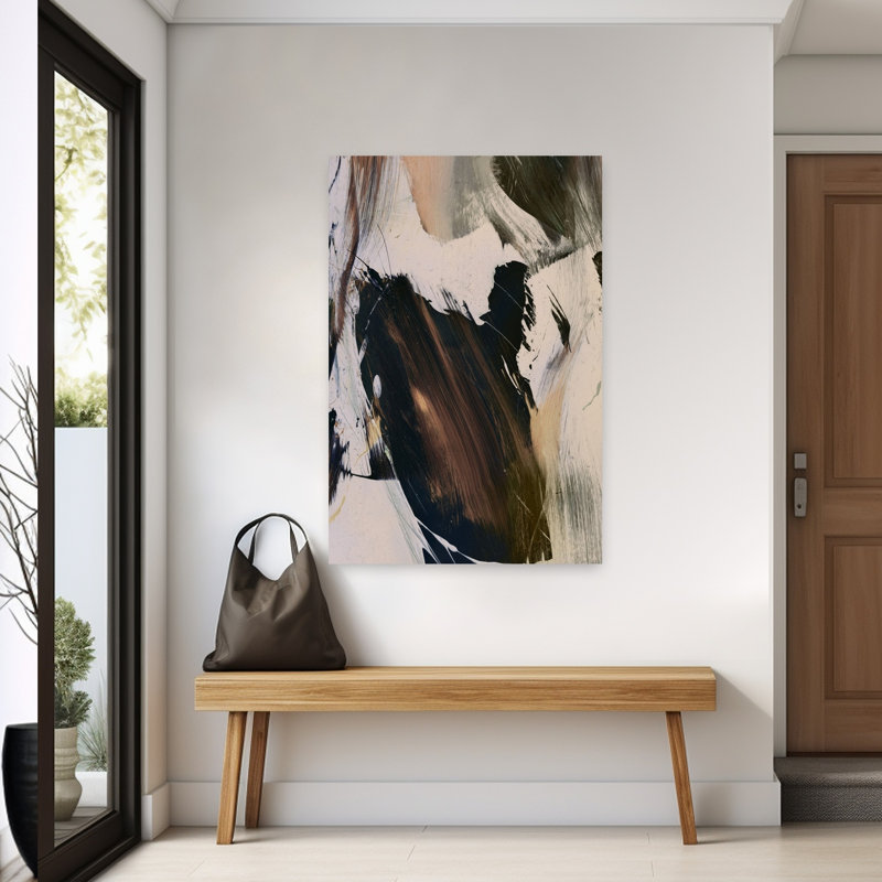 Art contemporain, art moderne abstrait, H 60 po x l 40 po