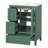 24-Inch Bathroom Vanity With Storage, Adjustable Shelf, MDF & Rubberwood, Removable Dividers-1551435144