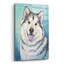 Art mural en verre Red Barrel Studio «Dogs Alaskan Malamute» par Lindsay Kivi-2003887195