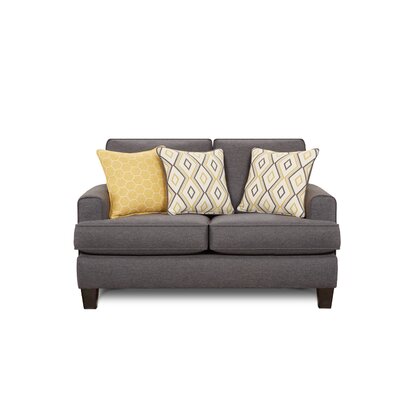 Maxwell 85"" Square Arm Loveseat with Reversible Cushions -  Chelsea Home Furniture, 55LVMGSZ-1062