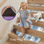 Tapis antidérapant pour marches d'escalier en bois avec envers adhésif réutilisable-2118796376