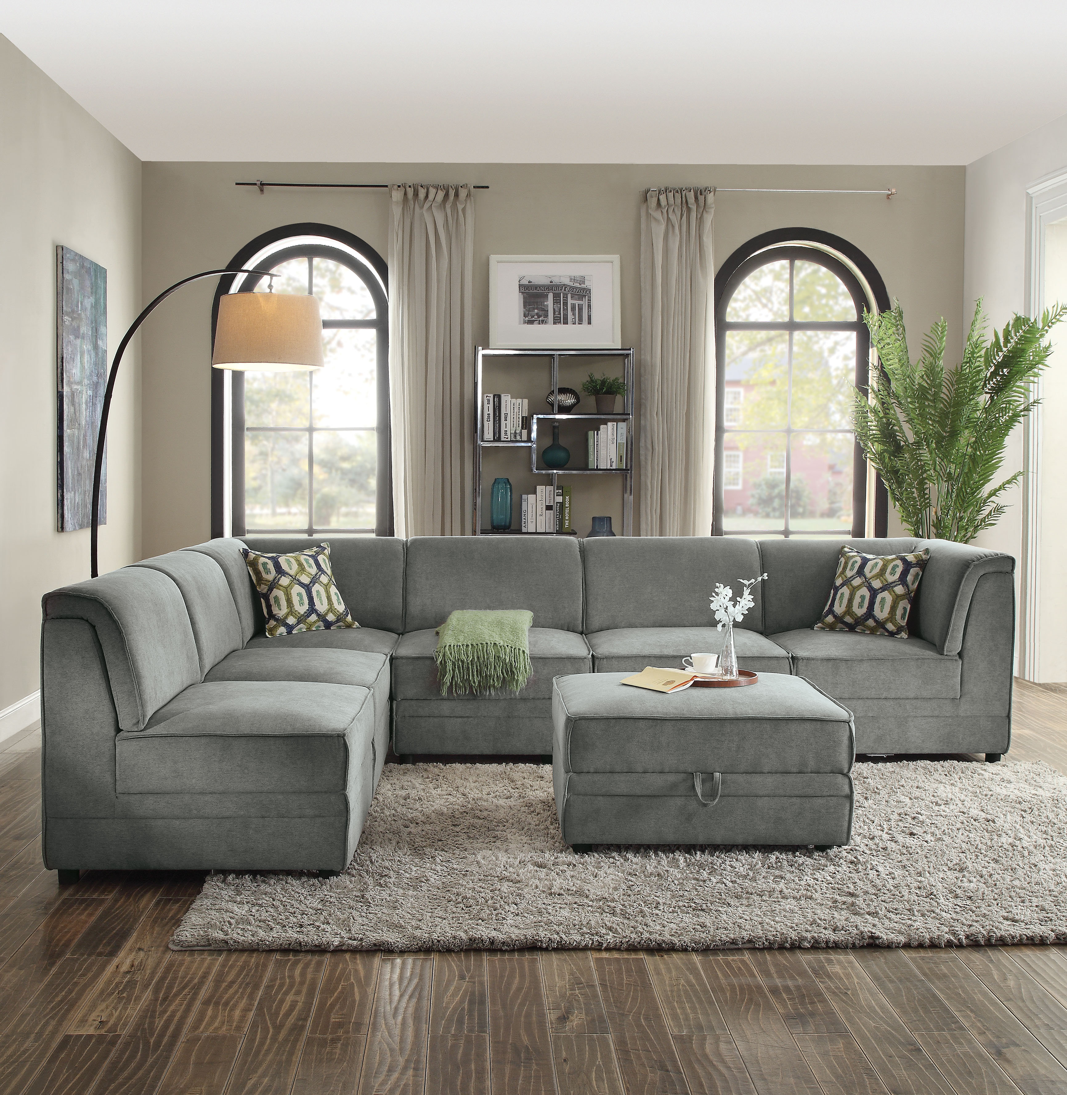 Ebern Designs Bowers 7 Piece Modular Sectional Sofa - Wayfair Canada