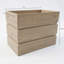 Rectanglar Terrace Planter Tall - Brown-557409279