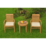 Koret Outdoor 3 - Piece Teak Bistro Set