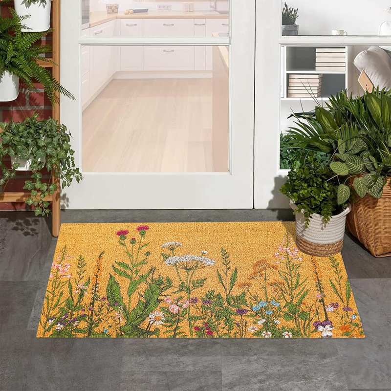 Paillasson Vintage Wildflower Welcome