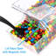 Distributeur de bonbons en acrylique avec cuillère, empilable magnétique pour le rangement commercial de noix