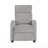 Light Gray Soft Corduroy Modern Push Back Recliner - Solid Wood Frame, Living Room Furniture-307639608