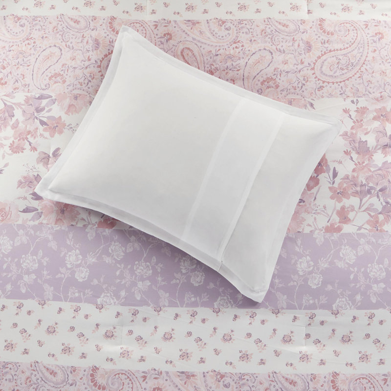 Ensemble d'édredon en polyester 5 pièces, Édredon double + 4 pièces supplémentaires