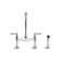 Edalyn by Studio McGee Two-Hole Bridge Kitchen Sink Faucet with Side Sprayer