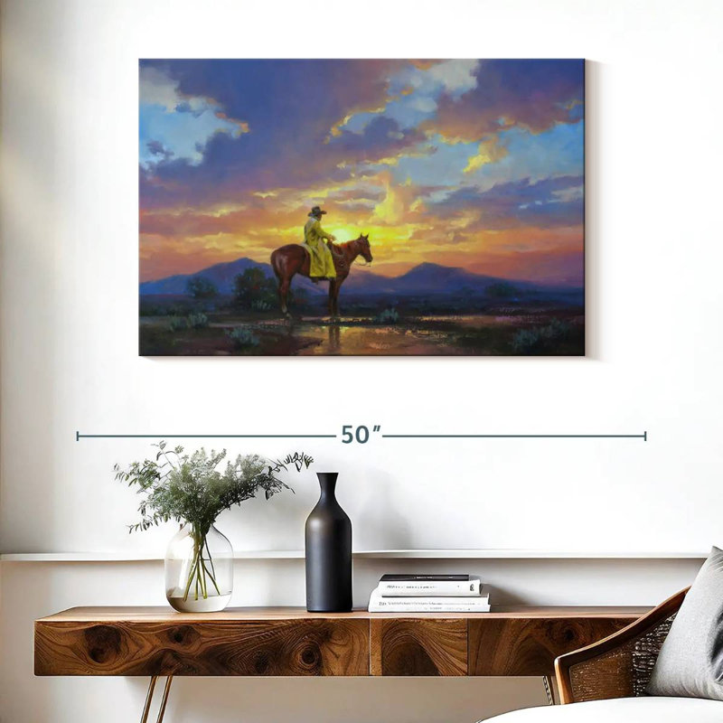 Lelar Sun Burn, 26" H x 39" W