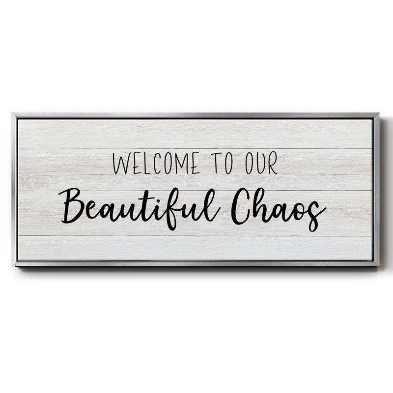 Beautiful Chaos - toile encadrée, H 24 po x l 60 po