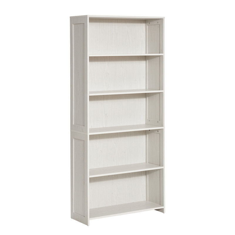 Bibliothèque en bois à 5 niveaux, organisateur de rangement autoportant pour livres et décor, idéal pour la maison et le bureau