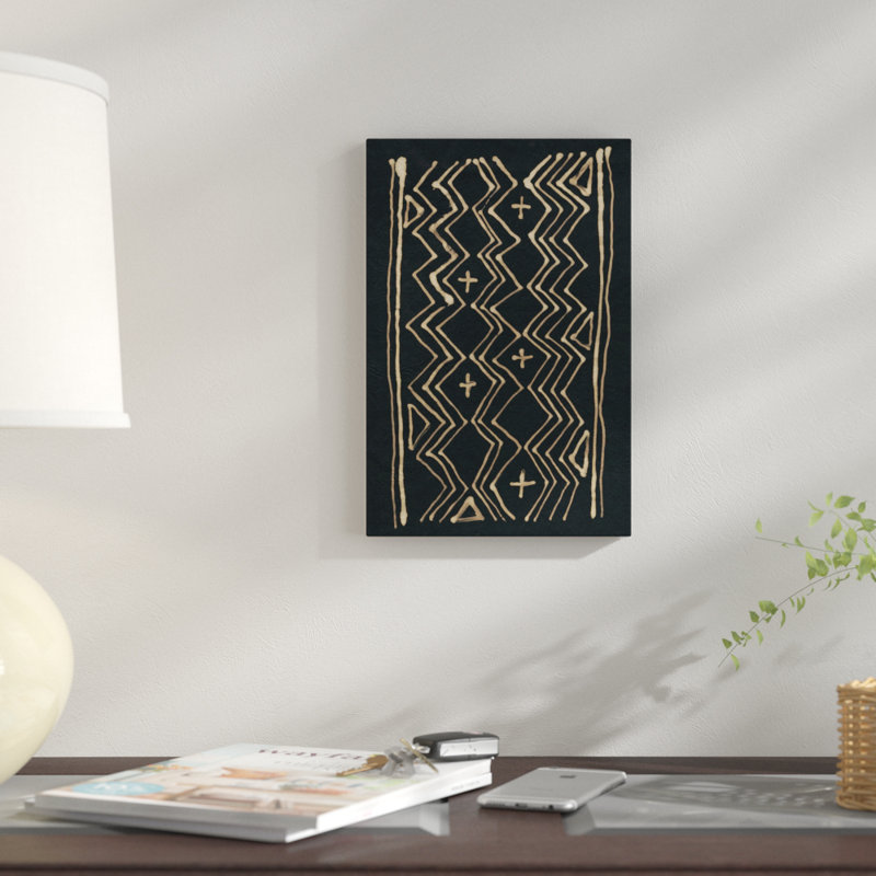 « udaka study iv », reproduction d’impression sur toile, H 12 po x l 8 po x P 0,75 po, Pas de tapis, Toile tendue